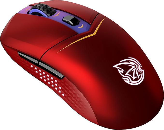 msi Versa W MLG Edition RED Gaming Mouse 26000 DPI 60M+ Clicks Kailh Switchs Optical Sensor Ergonomic Ambitextrous Hand Design RGB Light