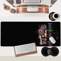Large Mouse Pad Extended Office Desk Pad 31.5x11.8inErgonomic Memory Foam Mouse Wrist Rest Support for Home Office Computer Writing PadAfrican American Woman Black Women XXL Black Gaming Mouse Mat