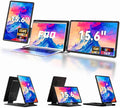 15.6 Detachable Laptop Screen Extender FHD 1080P IPS Dual/Triple Portable Monitor for Laptop USB-C/HDMI Plug &amp Play Multi/Extra Travel Display Computer Monitor for 12-18.5 Win/Mac/Android-S9H