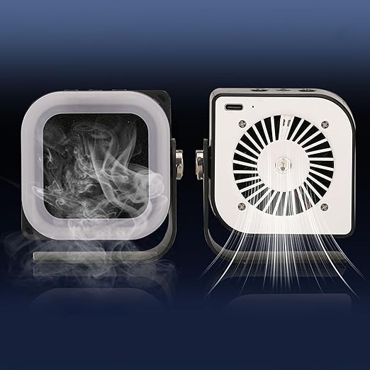 Laptop Cooling Fan Stand 3 Speeds Adjustable Battery Included Hollow Design for Mini M4 and M4 Pro