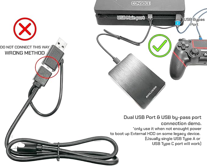 Avolusion M2 Series 2TB USB 3.0 Portable External Hard Drive (for PC/Laptop Windows/Mac OS) - 2 Year Warranty