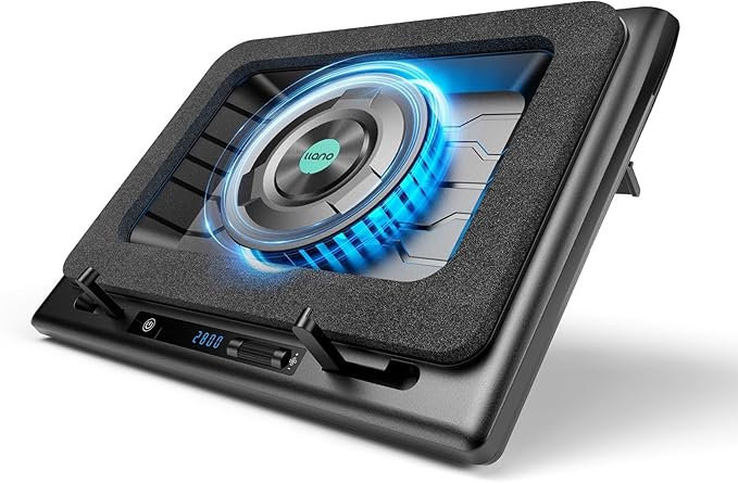 llano Laptop Cooler Bundle with Glass Mousepad Large Size