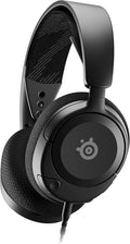 SteelSeries 61606 Arctis Nova 1 Gaming Headphones Wired Sealed Type Compatible with PC PS5 PS4 Switch Bi-Directional Microphone Noise Canceling Space Audio Hi-Fi Sound Adjustable Black