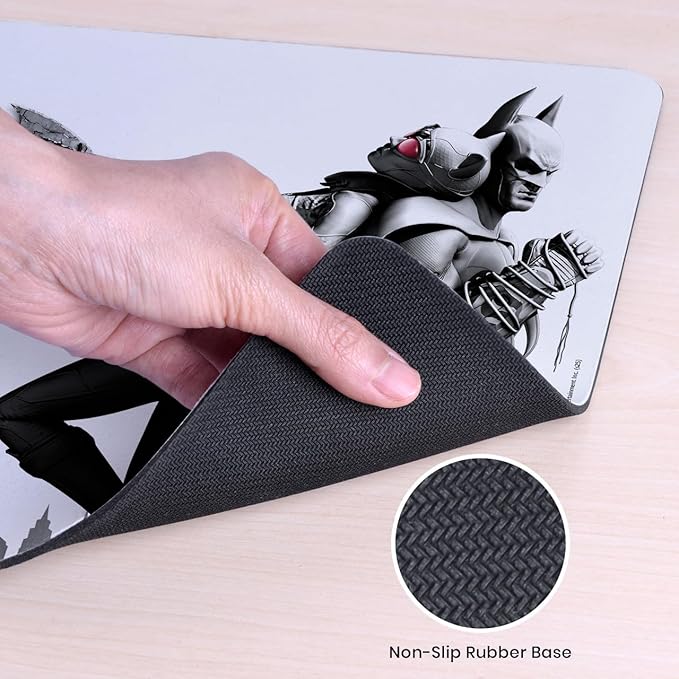 Head Case Designs Officially Licensed Batman Arkham City Key Art Graphics 23.62 x 11.81 x 0.12 inches (600 x 300 mm) - L Gaming Office Desk PC Keyboard Mouse Mat Pad