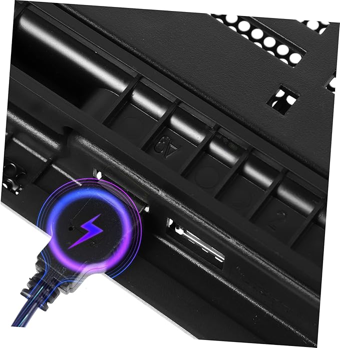 HOMSFOU 1pc Portable Laptop Cooling Stand Height and Multi-Speed Fan for Gaming and Video Streaming Compatible Laptops Standard Version