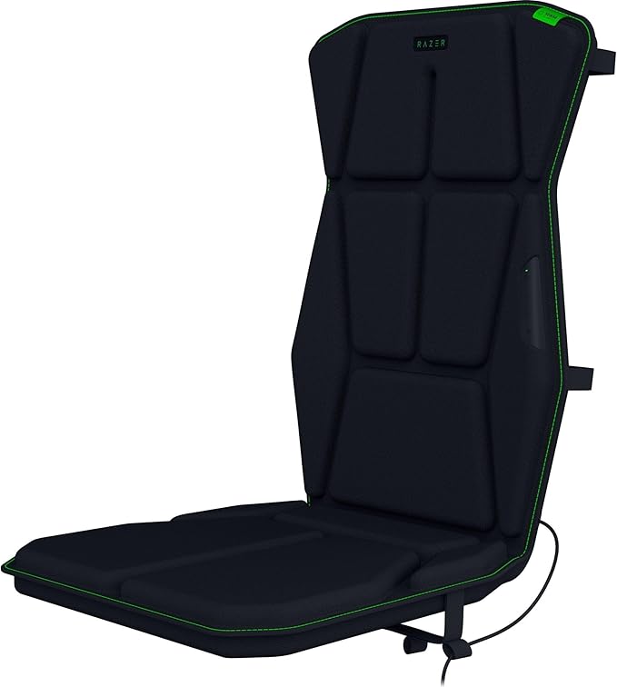 Razer Freyja HD Haptic Gaming Chair Cushion: Multi-Directional Haptics - Haptic EQ Customization via Razer Synapse - HyperSpeed Wireless &amp Bluetooth - Adjustable Strap for Universal Fit