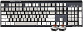 Hexgears GK735 Wired Full Size Mechanical Keyboard Aluminum Housing Built for Gamers w/Kailh Box Brown Switch White Backlit + Surrounded by RGB Light Strip 104 Keys Gaming Keyboard for PC/Mac