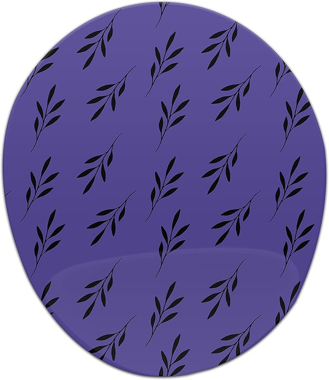 Ergonomic Mouse Pad with Wrist Rest Digital Printed Mouse Mat for Tendon Sheath Problems Non-Slip Base for Office and Home Size: 20 x 23 cm