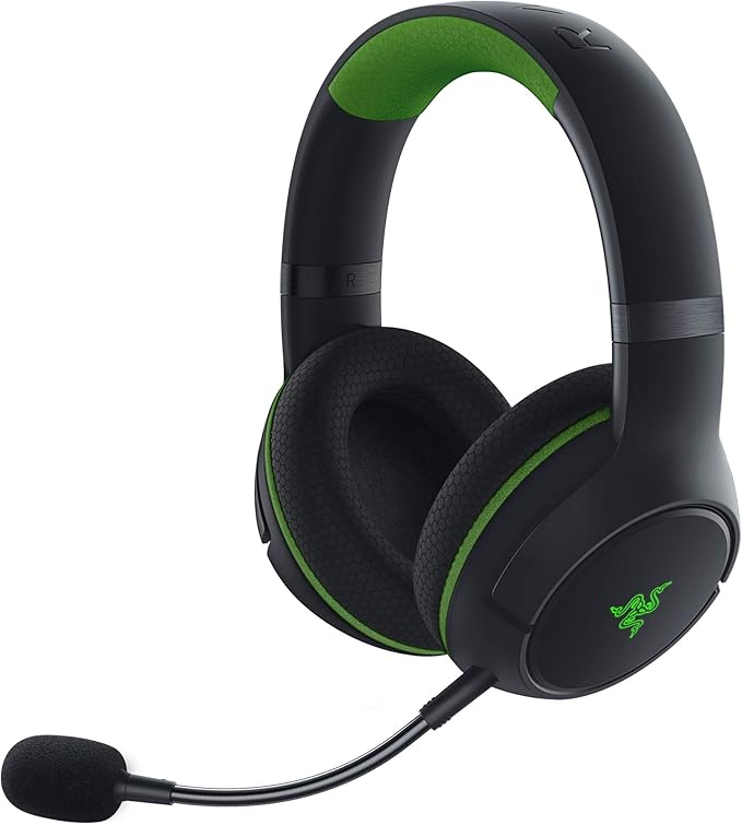 Wireless Xbox Gaming Headset: Razer Kaira Pro with Titanium Drivers &amp Supercardioid Mic - Black