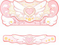 GeekShare Kawaii Mouse Pad Wrist Rest Support Set - Non-Slip Rubber Base Desk Mat and Memory Foam Wrist Rest for Keyboard and MousePerfect for Gamingor Home Office Work - Star Wings Series