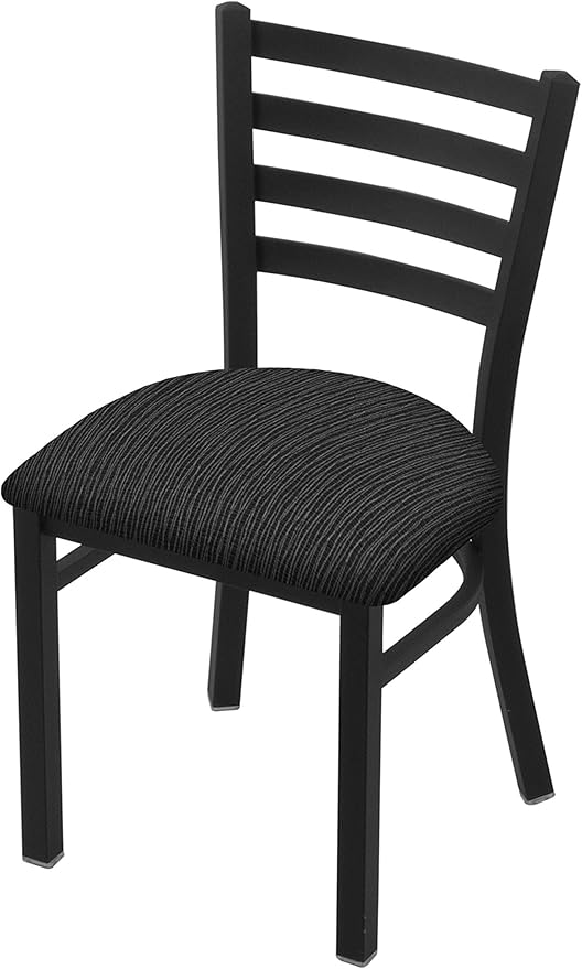 HBS 400 Jackie 18 Chair with Black Wrinkle Finish and Graph Coal Seat