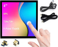 4inch HDMI LCD Square Capacitive Touch Screen Compatible with Raspberry Pi 5/4B/3B+/3B/2B/Zero/Zero W//Zero 2W/Jetson Nano/Windows 11/10/8.1/8/7 720x720 Resolution IPS Display USB-C Port