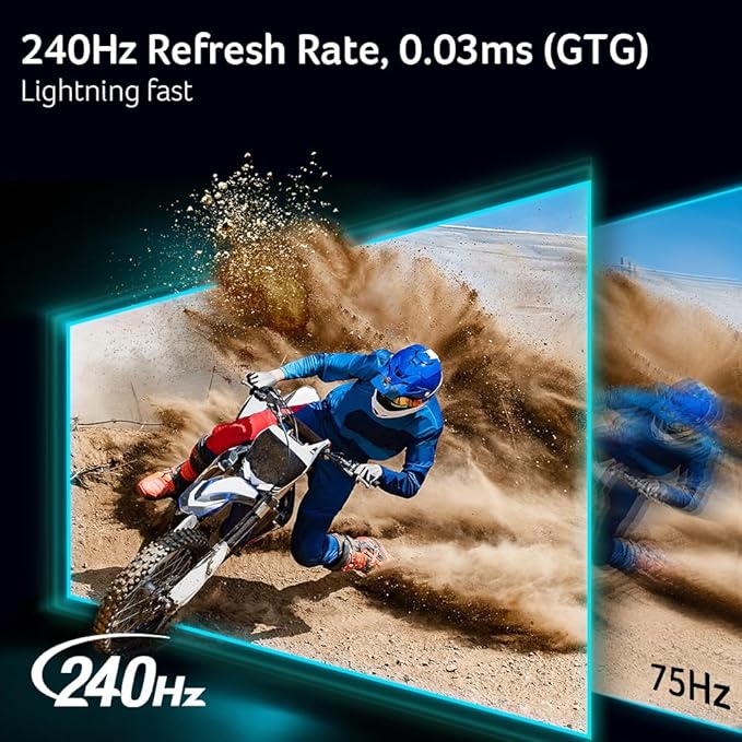 acer Predator Gaming Monitor | 31.5 UHD 3840 x 2160 OLED | AMD FreeSync Premium Pro | 240Hz | 0.03ms | VESA DisplayHDR True Black 400 | DCI-P3 99% | Display Port 1.4 &amp 2 x HDMI 2.1 | X32 X2bmiiph
