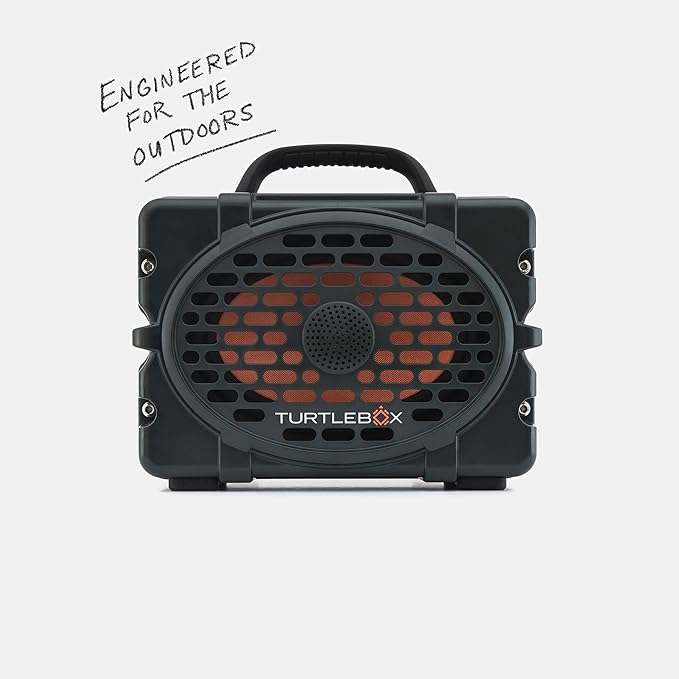 Turtlebox Original Gen 3: Portable Outdoor Bluetooth Speaker – Ultra-Loud (120dB) Waterproof (IP67) Rugged Impact-Resistant 3-Day Battery | Party Mode: Unlimited Pairing for Stereo Sound Green