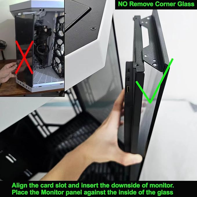 VSDISPLAY 14.5 Inch Touch Monitor for Y70 Computer Case 2560x720 IPS Stretched Bar LCD for DIY PC Case GPU CPU Data Monitoring Secondary Display