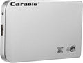 Portable SATA External Hard Drive HDD 500GB 1TB 2TB USB3.0 Ulra-Fast File Transfers for Windows Mac and Linux (500GB Silver)