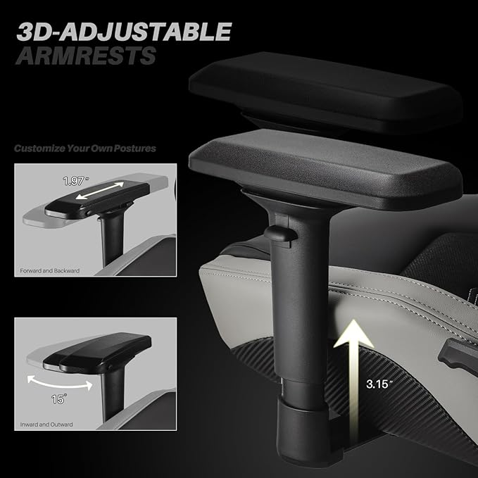 ModifyStreet Racing Seats Style Computer Chair Gaming Chair Video Game Chair Home Office Desk Chairs with pad [Black]
