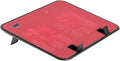 5V Notebook Cooler with Dual USB Fans Laptop Cooling Pad Design for Optimal Airflow Ergonomic Stand for Desk Bed Use Red