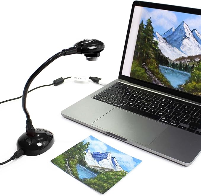 HUE HD Portable USB Video Conferencing Camera. Use as a Webcam for Live Streaming or a Document Camera for Teaching: Windows macOS Chromebook Linux Compatibility (Black with Carry Case)