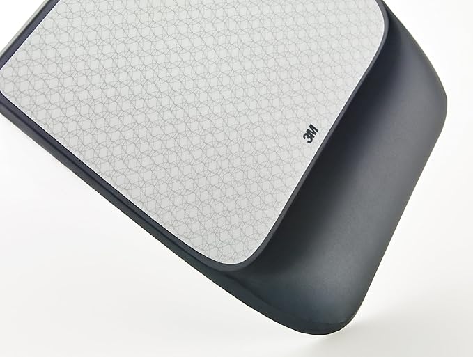 3M Precise Mouse Pad with Gel Wrist Rest Soothing 3M Gel Technology and Satin Smooth Cover for All Day Comfort Optical Mouse Performance and Battery Saving Design (MW85B) Extended Black