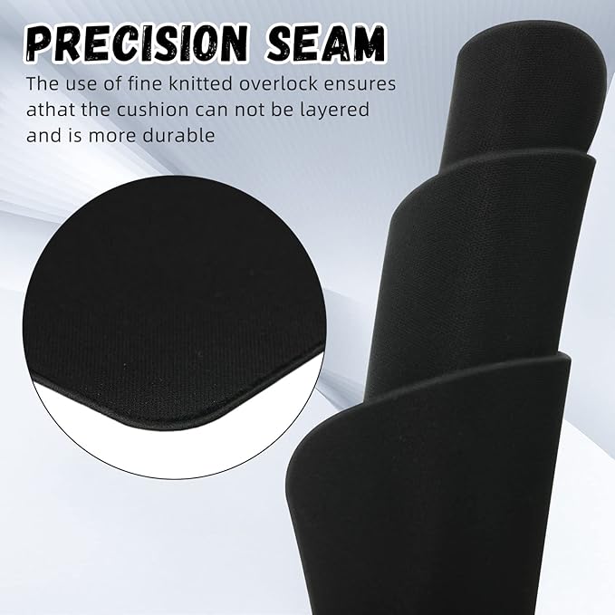 Crtiin 50 Pack Mouse Pad Bulk Computer Mouse Pad Gaming Mousepad for Computers Laptop Christmas Office Appreciation Gifts with Non Slip Rubber Base(7.09 x 8.66 InchBlack)