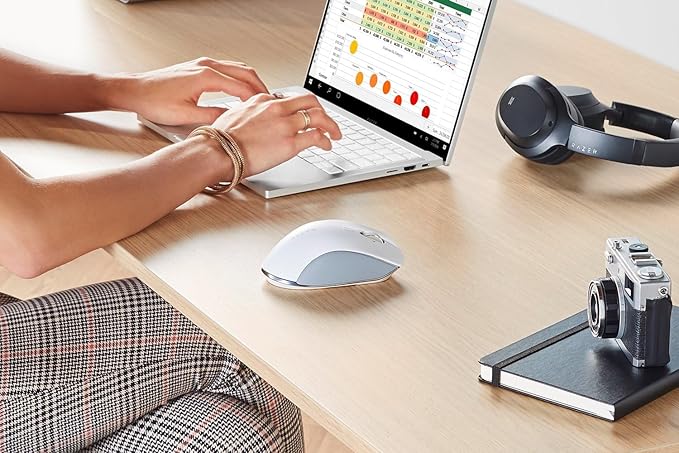 Razer Pro Click Humanscale Wireless Mouse: Ergonomic Form Factor - 5G Advanced Optical Sensor - Multi-Host Connectivity - 8 Programmable Buttons - Extended Battery Life of up to 400 Hours