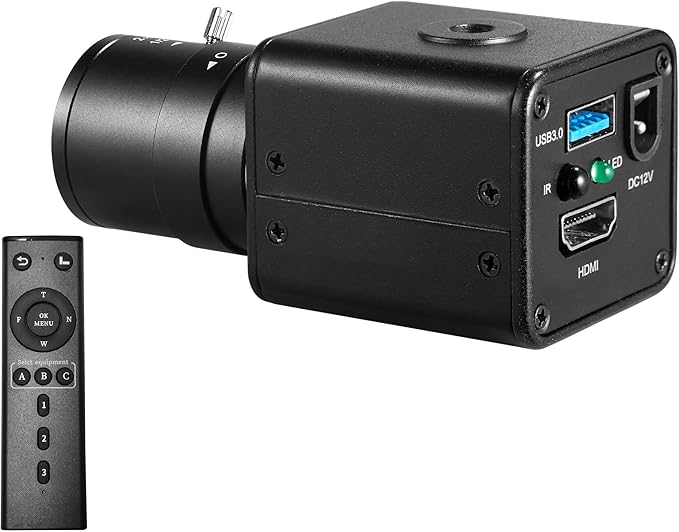 HDMI USB3.0 Dual Output HD YUY2 1080P 60fps Digital Security Camera Industry Digital C-Mount with Manual 2.8-12mm Varifocal HD Lens OSD Menu via Remote Controller