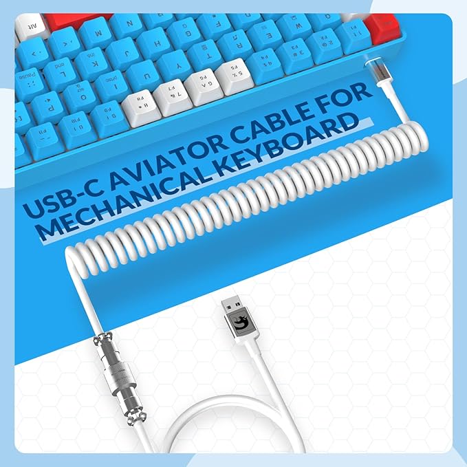 T8 60% Gaming Keyboard68 Keys Compact Mini Wired Mechanical Keyboard with 18 Chroma RGB BacklitBlue SwitchUSB C Coiled Keyboard Cablefor PCLaptopMacPS4Xbox-Blue