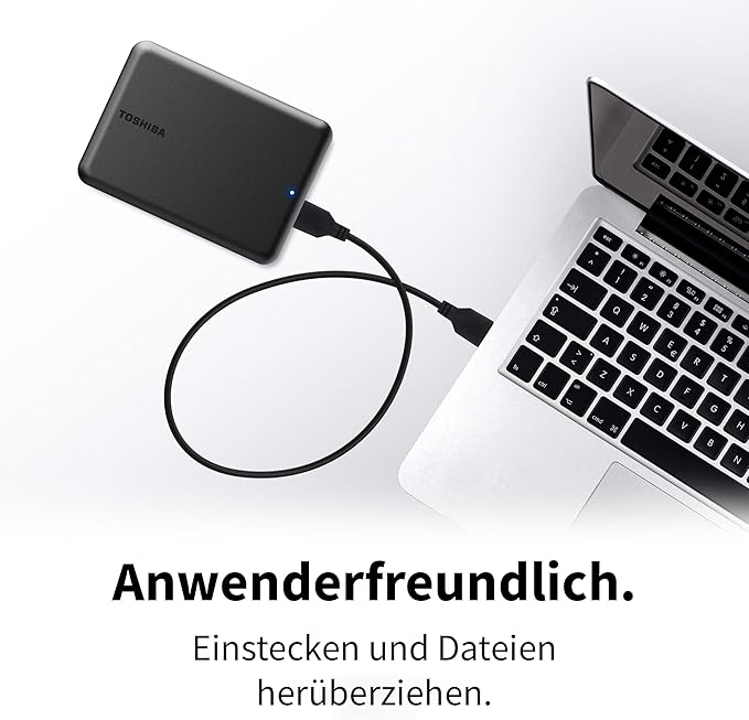 Toshiba Canvio Partner 1TB Portable 2.5’’ External Hard Drive USB 3.2 Mac &amp Windows Compatible. Xbox PS4 PS5