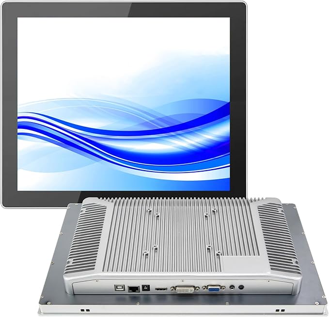 GreenTouch 10.4 Inch Industrial Embedded Touchscreen Monitor PCAP Multi-Touch Screen Industrial Front IP65 Monitor - HDMI+VGA+DVI - 800 x 600 Resolution