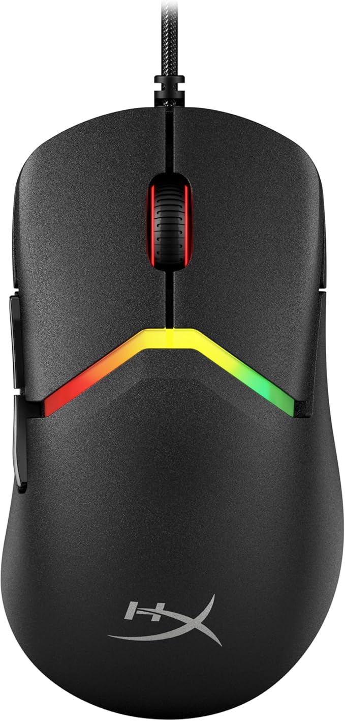 HyperX Pulsefire Saga Pro – Wireless Gaming Mouse for PC Modular Design Interchangeable Parts 4k Polling 72g Lightweight Frame Wireless Instant Pair Black