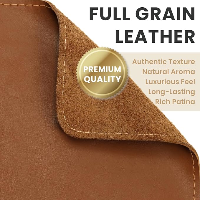 Genuine Leather Mouse Pad (Toffee Brown Large)