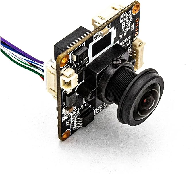 3MP 25FPS IP Camera Module 1mm 180 Degree Wide Angle Lens M12 Mount Lens POE48V Mini Webcam Security Camera Board