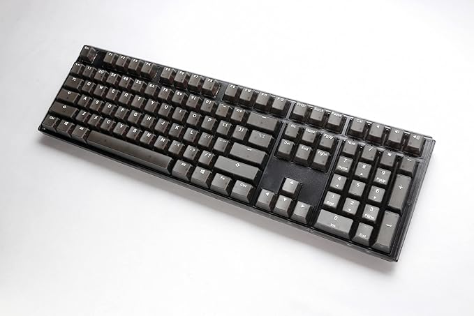Ducky One 3 Aura Clear Black Hotswap RGB Double Shot PBT Mechanical Keyboard Cherry MX Brown