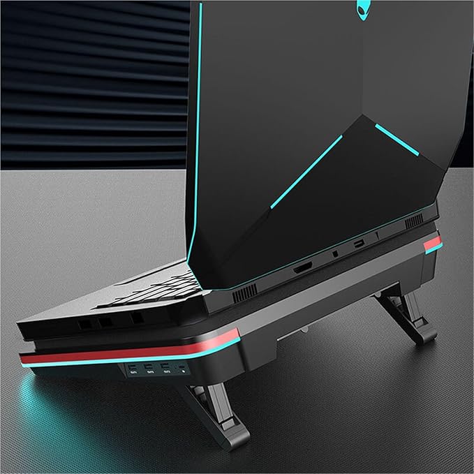 GT500 Laptop Cooling Stand V2/V1/S2/B0 Series Cooling Pad 5000RPM External Cooler for 13 15 to 17.3 Gaming Notebooks(S2)