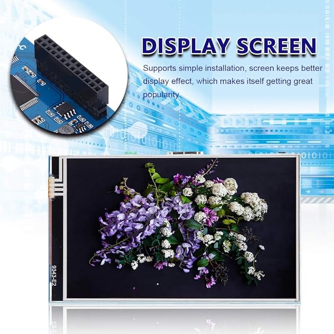 4 inch LCD Display DC 5V IPS HD Display Screen HDMI Display 4-Inch Screen Resistive Touch for Raspberry Pi