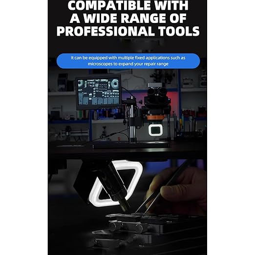 Laptop Cooling Fan Stand 3 Speeds Adjustable Battery Included Hollow Design for Mini M4 and M4 Pro