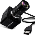 4K Ultra HD 5-50mm Zoom Manual Lens USB Web Camera 2160P IMX317 Sensor 10X Varifocus Close-up USB Webcam for Windows/Linux/Raspberry Pi