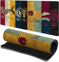 Head Case Designs Officially Licensed HBO Game of Thrones All Houses Graphic Art 23.62 x 11.81 x 0.12 inches (600 x 300 mm) - L Gaming Office Desk PC Keyboard Mouse Mat Pad