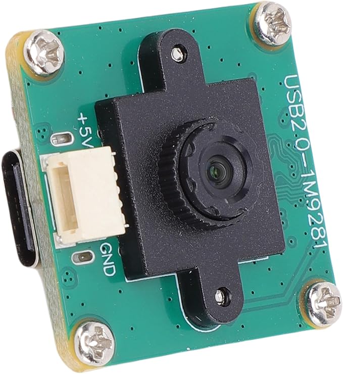 Zopsc USB Camera Module 1MP Monochrome Global Shutter Camera High Speed USB Webcam Board with Type C and 4PIN Connector for RasPi and Nano Embedded Systems
