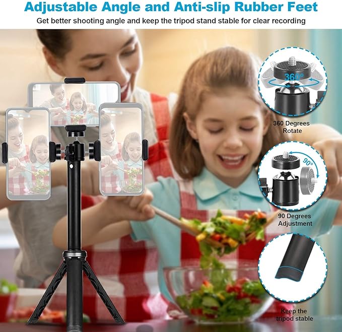 NexiGo 1080P Autofocus Webcam Kits N930AF FHD USB Web Camera with Privacy Cover Upgraded Video Conference Lighting Extendable Tripod Stand for Zoom/Skype/Teams