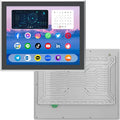 17 inch Android 11 Industrial Embedded Interactive Touchscreen Monitor Capacitive Multi-Touch Tablet with Front IP65 Monitor RAM 4G &amp ROM 32G WiFi &amp BT HD-MI-Out &amp USB Ports