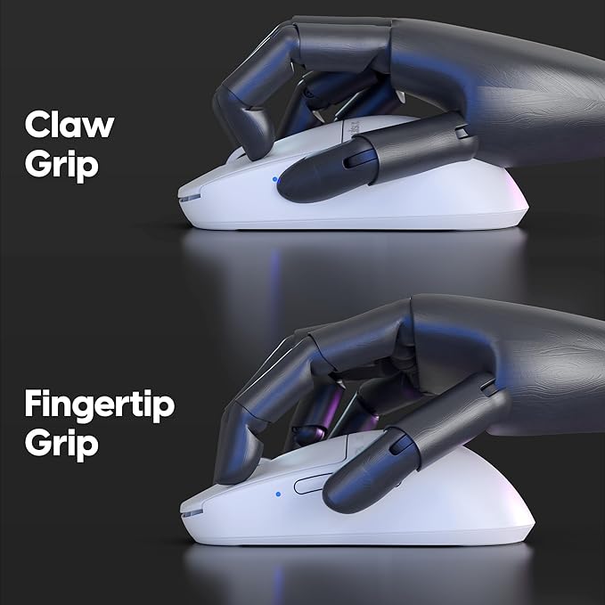 Pulsar Gaming Gears X2V2 Wireless Gaming Mouse Ultra Lightweight 1.87 oz (53 g) Symmetrical Optical Switch 2.4 Ghz 1 ms 26000 DPI PAW3395 Sensor (Medium Wireless White) (Renewed)