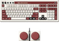 8BitDo Retro 108 Mechanical Keyboard with 108 Keys and Integrated Numpad Bluetooth/2.4G/USB-C Hot Swappable Wireless Gaming Keyboard for Windows and Android - Fami Edition