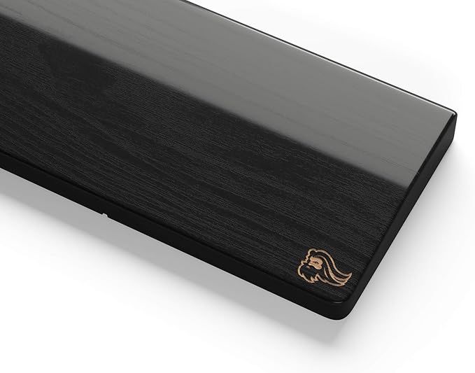 Glorious Gaming Wooden Mouse Wrist Rest - Onyx/Black - for Gaming Mice Wood Ergonomic Palm Rest| 8x4x0.75 inches/19mm Thick (GV-M-Dark)