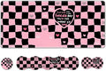 Desk Mat Gaming Mouse Pad Cute Desk Matt Keyboard Wrist Rest for Desktop Anti-Slip Big Mousepad Stitched Edges XXL Large Mouse Pad with Wrist Support for Home Office I Pink Black True Love