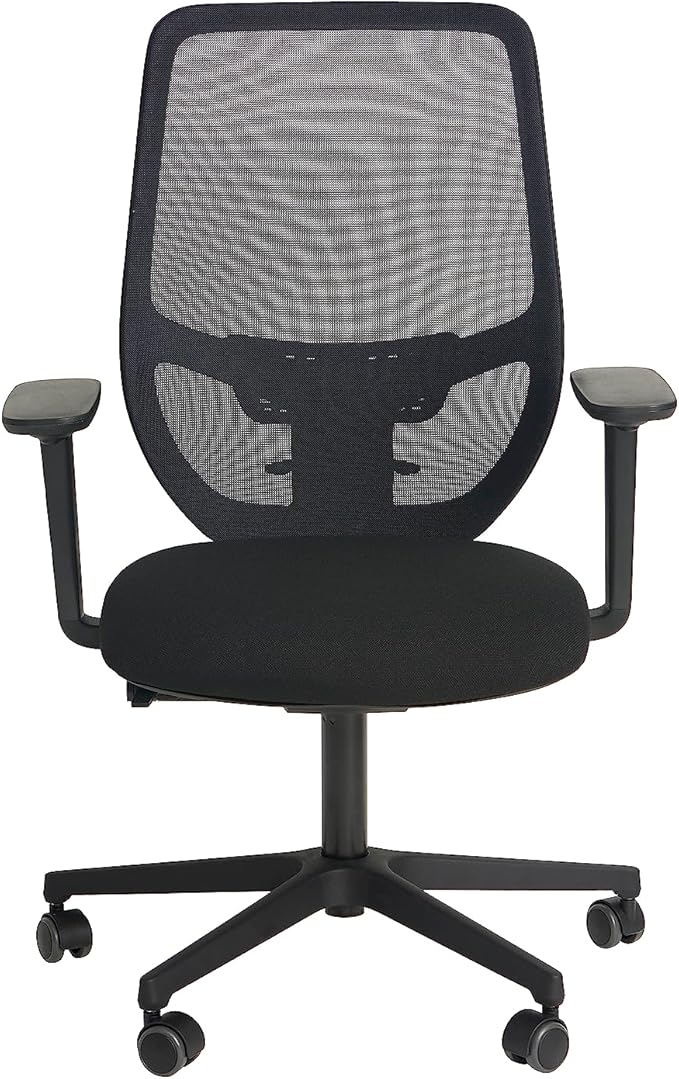 Real Game Gaming Chair Ergonomic Desk Chair in Breathable Mesh Swivel Recline with Height and Adjustable Armrests Base with Wheels Black Italian Product