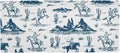 Western Cowboys Vintage Gaming Mouse Pad Large Mousepad Extended Computer Keyboard Desk Pad Non-Slip Desk Mats for Work Game Home Office 31.5 x 15.7 inch
