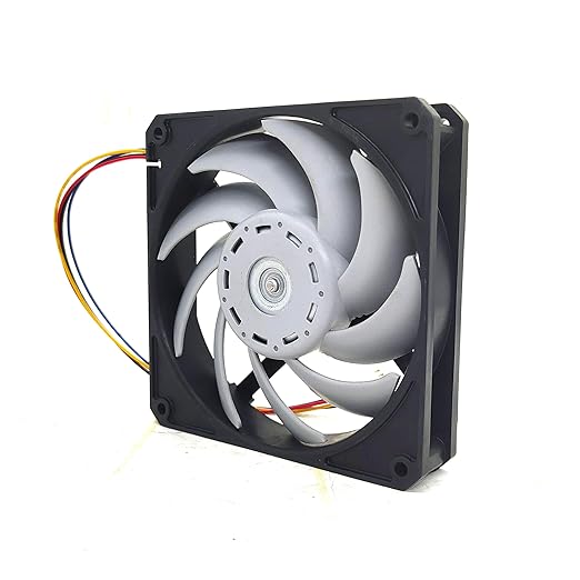 Ultra Quiet 12V Cooling Fan D1225C12B5CPAC1-12025 4-Wire 0.092A 97x97x33MM for Laptops and Electronics