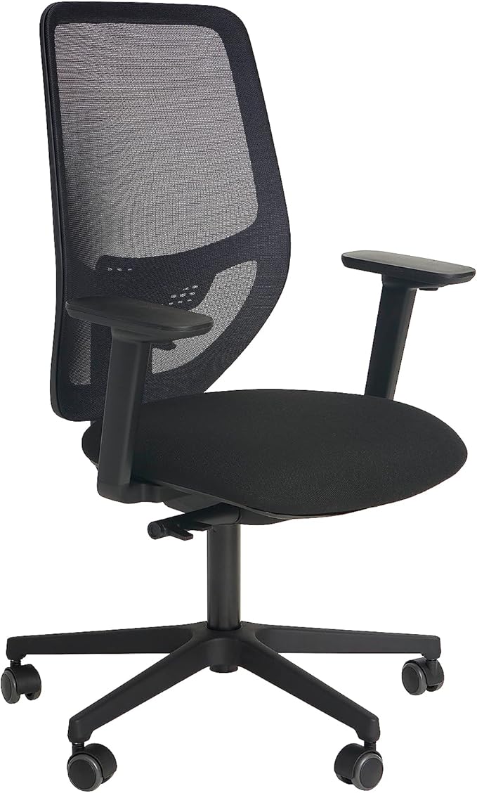 Real Game Gaming Chair Ergonomic Desk Chair in Breathable Mesh Swivel Recline with Height and Adjustable Armrests Base with Wheels Black Italian Product